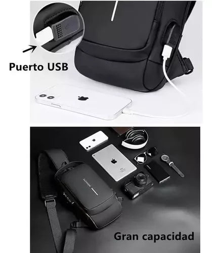 Mochila atirrobo con puerto USB