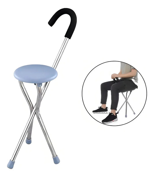 BASTON CON ASIENTO PLEGABLE