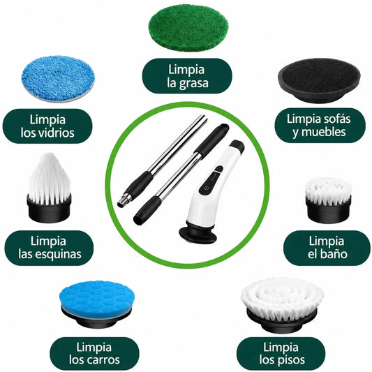 Cepillo Electrico Recargable 9 en 1