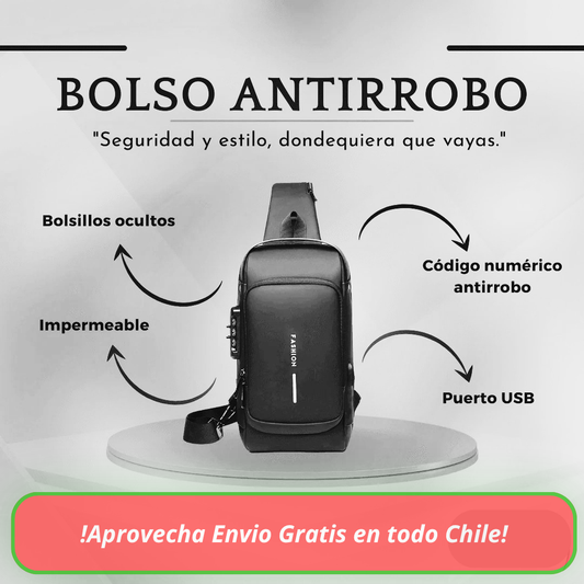 Mochila atirrobo con puerto USB