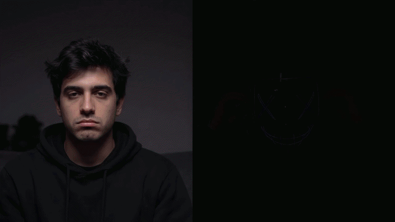 Mascara Luz Led La Purga Con Pilas