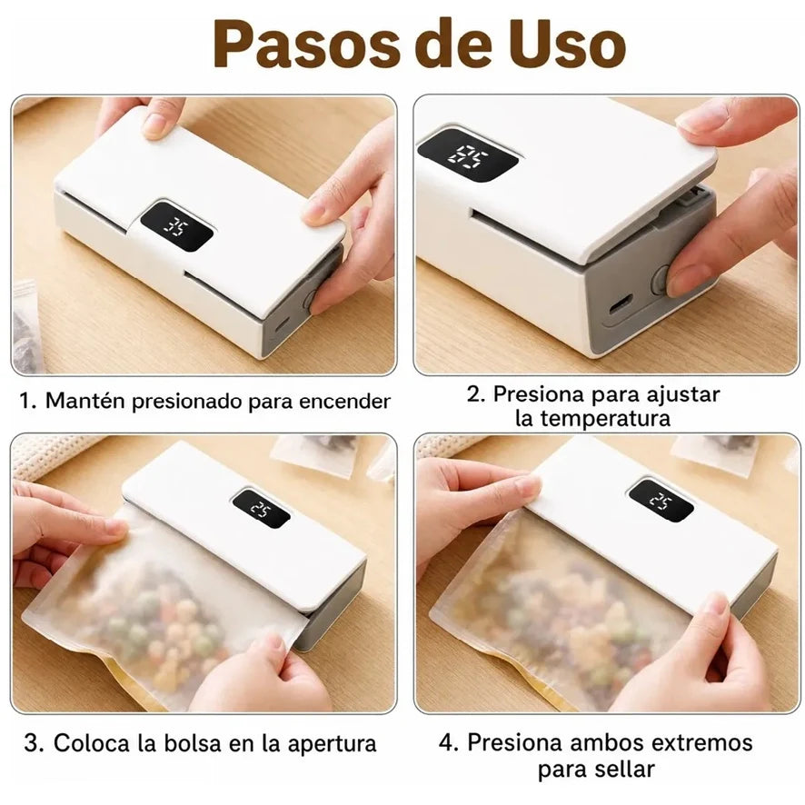 Mini Portátil Usb, Magnética Sellador WH