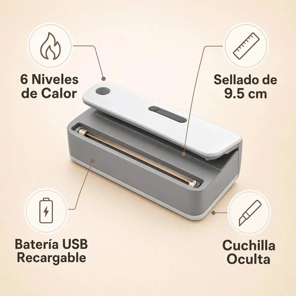 Mini Portátil Usb, Magnética Sellador WH