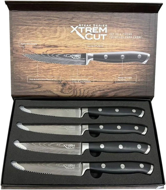Xtrem Cut Steak Series Set Cuchillos x 4